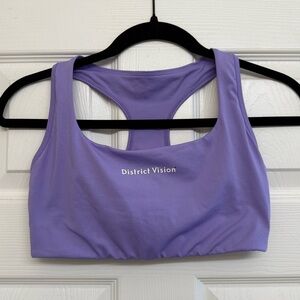 District Vision Twin Layer Medium Support Bra, Lilac